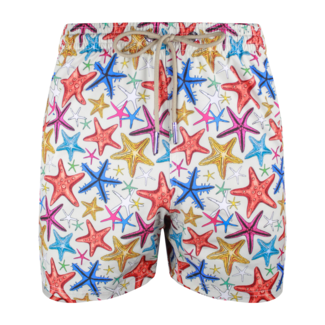 SWIMSHORT - CLASSIC  CUT -  COLORFUL STARFISH