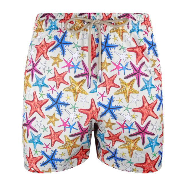 SWIMSHORT - CLASSIC  CUT -  COLORFUL STARFISH