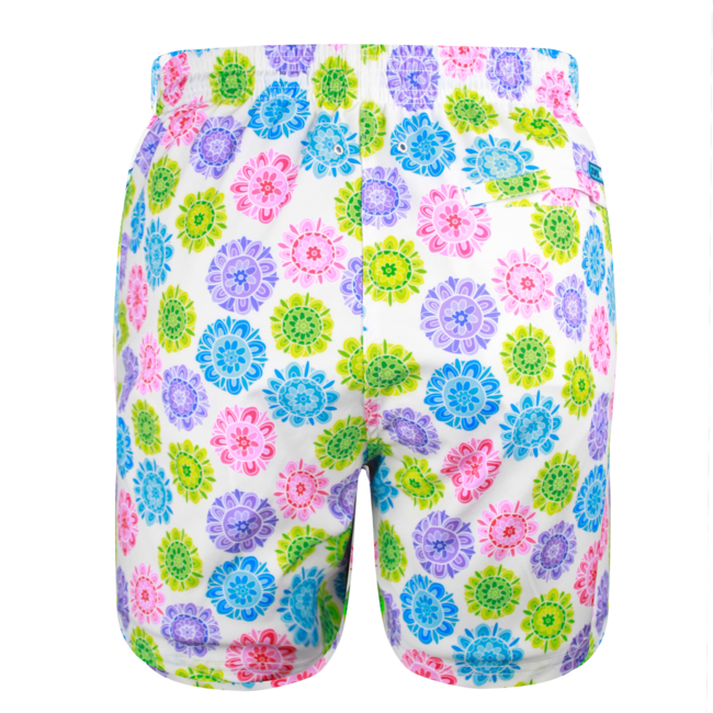 SWIMSHORT - CLASSIC CUT - COLORFUL FLOWERS