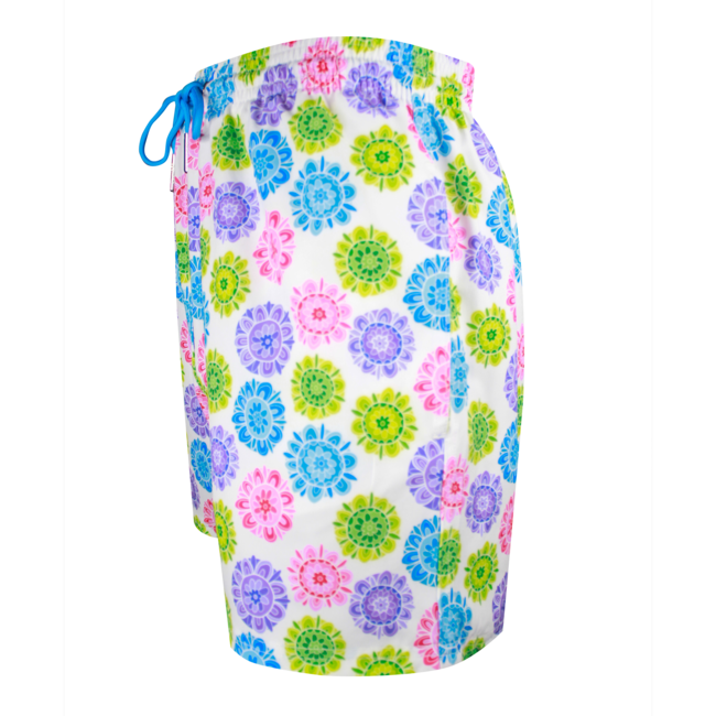 SWIMSHORT - CLASSIC CUT - COLORFUL FLOWERS