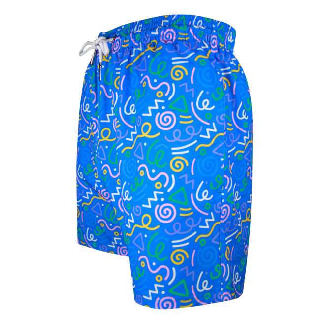 SWIMSHORT - CLASSIC CUT - BLUE PARTY