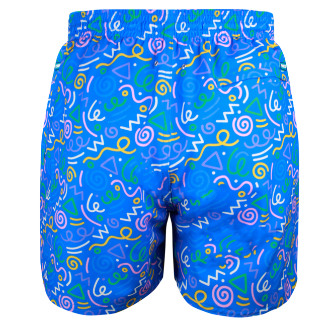 SWIMSHORT - CLASSIC CUT - BLUE PARTY