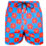 SWIMSHORT - CLASSIC CUT - BLUE AND RED FLOWERS