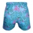 SWIMSHORT - CLASSIC CUT  - BLUE AND LEAVES