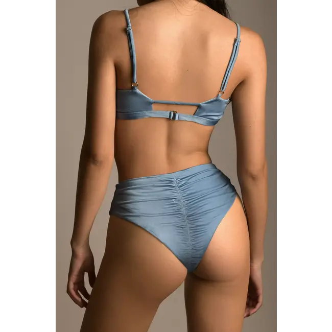 SWIMWEAR- BIKINI RING- GRAY BLUE