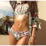 SWIMWEAR- BIKINI CROSSED - REVERSIBLE - WILD ROSES