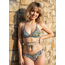 SWIMWEAR- BIKINI CROSSED - REVERSIBLE - GROOVY FLOWERS