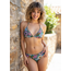 SWIMWEAR- BIKINI TRIANGLE- REVERSIBLE - GROOVY FLOWERS
