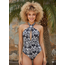 SWIMWEAR- ONE PIECE  - BLACK HIPPIE
