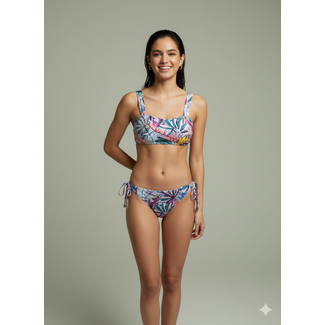 SWIMWEAR- BIKINI STRAPLESS - REVERSIBLE - FERAL TRIP