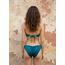 SWIMWEAR - BIKINI CROSSED- BOTTLE GREEN