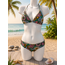 SWIMWEAR- BIKINI TRIANGLE- REVERSIBLE - GROOVY FLOWERS