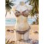SWIMWEAR- BIKINI STRAPLESS - REVERSIBLE - HIBISCUS ROSE