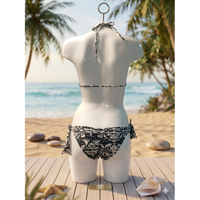 SWIMWEAR- BIKINI TRIANGLE - BLACK HIPPIE