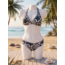 SWIMWEAR- BIKINI HALTER - REVERSIBLE - BLACK HIPPIE