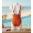 SWIMWEAR - ONE PIECE - BRIK BROWN