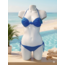 SWIMWEAR - BIKINI KNOT - BLUE