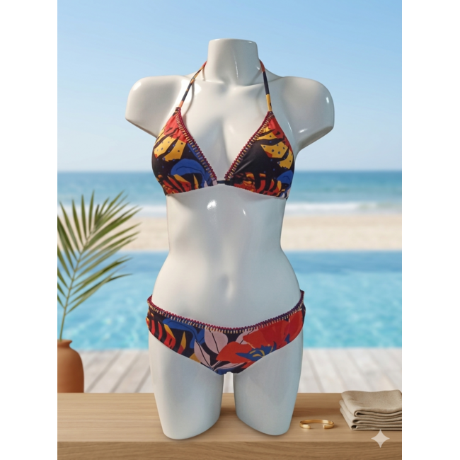 SWIMWEAR - BIKINI TRIANGLE - REVERSIBLE -  LOVE JUNGLE