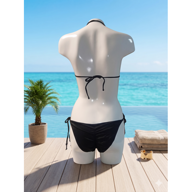 SWIMWEAR - BIKINI KNOT - BLACK