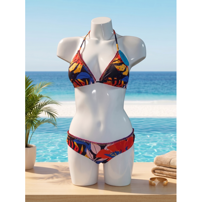 SWIMWEAR - BIKINI TRIANGLE - REVERSIBLE -  LOVE JUNGLE