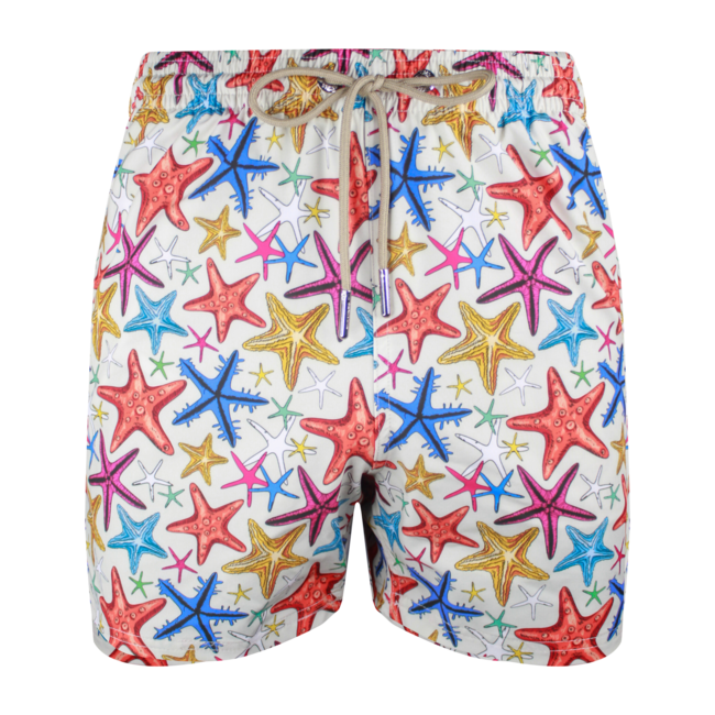 SWIMSHORT - CLASSIC  CUT -  COLORFUL STARFISH
