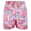 SWIMSHORT - CLASSIC CUT - PINK LEAVES