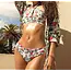 SWIMWEAR- BIKINI CROSSED - REVERSIBLE - WILD ROSES