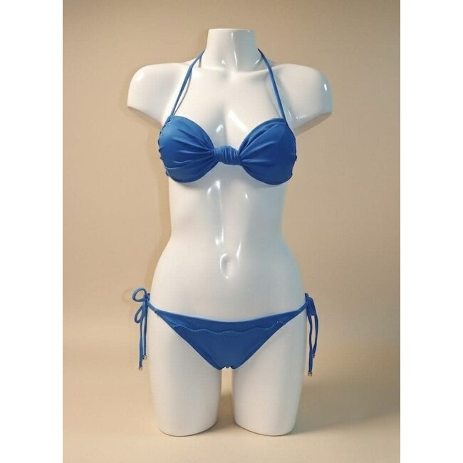SWIMWEAR - BIKINI KNOT - BLUE