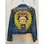 Corazon Partido JACKET - HAND-PAINTED DENIM JACKET - H Blue Large