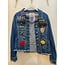 Corazon Partido JACKET - HAND-PAINTED DENIM JACKET - H Blue Large