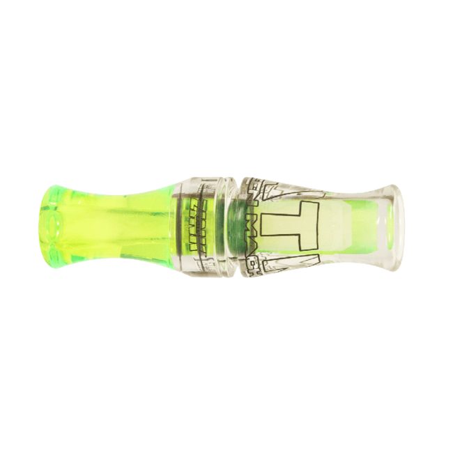Zink Calls ATM Green Machine Poly Lemon Drop Duck Call