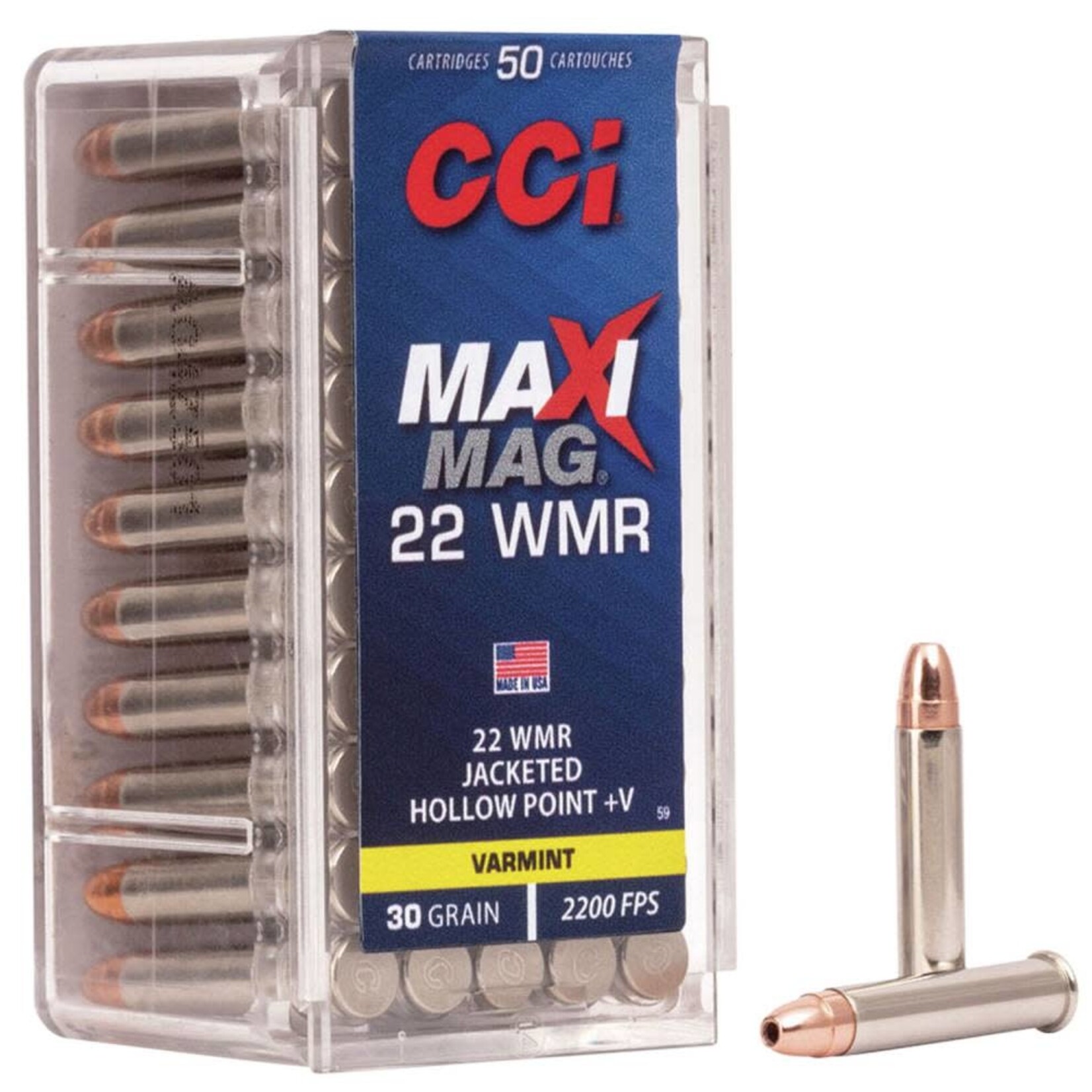 CCI Munitions Cci Maxi-Mag Tnt Cal.22Wmr 30 Gr