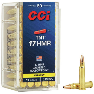 CCI Munitions Cci Tnt Hp Cal.17Hmr 17Gr
