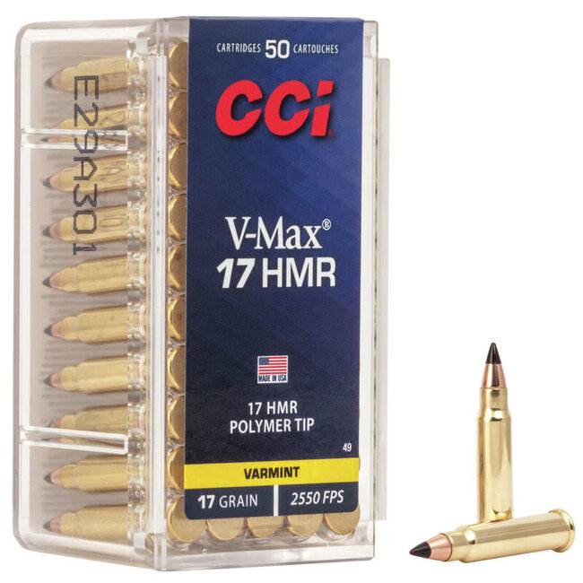 Cci V-Max Ammo Cal.17Hmr 17Gr