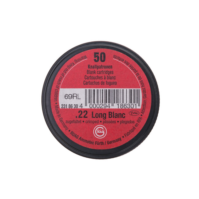 Geco Blank Ammunition Cal.22Lr 50/Qty.