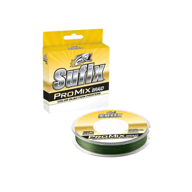 Sufix Promix Braided Fishing Line Green 300 Yards