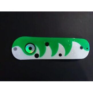 CUILLERES  ARC EN CIEL Rainbow Spoons Flasher 8" Glow/Waves Green