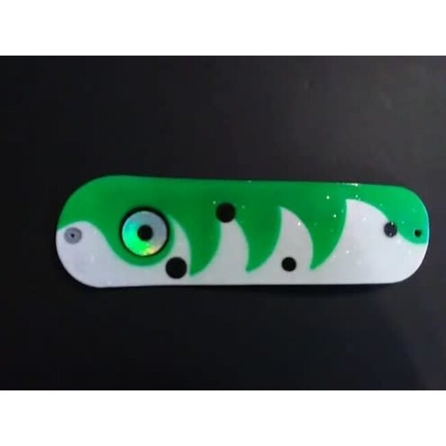 Rainbow Spoons Flasher 8" Glow/Waves Green