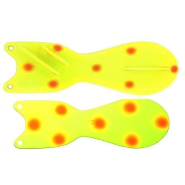 Dreamweaver Spin Doctor Flasher 6'' Yellow/Red Dot