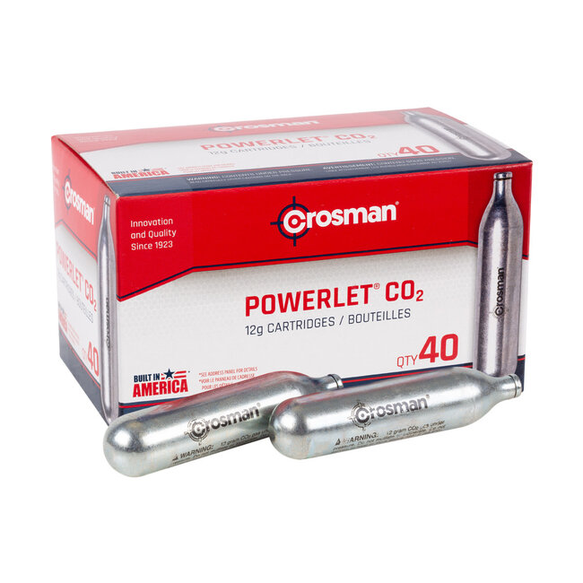 Crosman Powerlet Co2 40/pkg