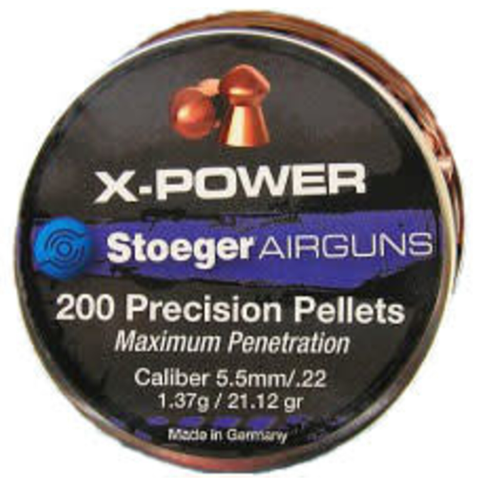 STOEGER Plombs Stoeger X-Power Cal .22 200/Qté