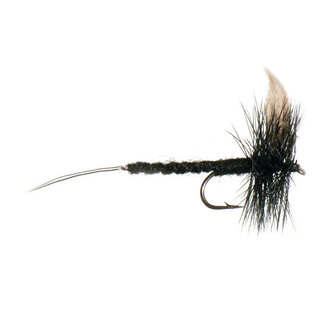 NEPTUNE Neptune Mayfly Black Extended Dry Fly Hook  #12