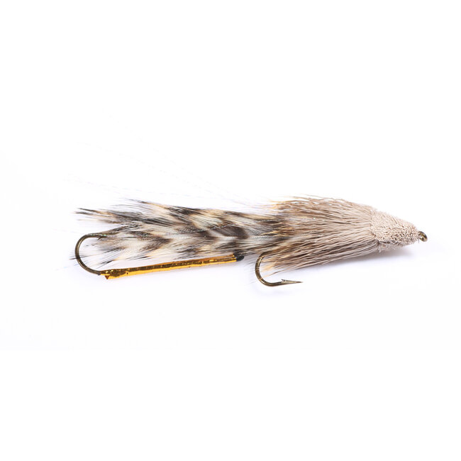 Etic Streamer Fly Muddler Grizzly Hook #4