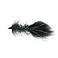 ETIC Etic Woolly Bugger Fly Black Krystal Flash Hook #6