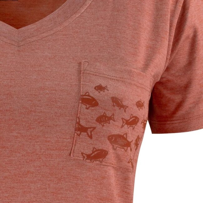 Jackfield "Fish" T-Shirt Women's Chili