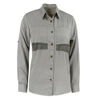 JACKFIELD Jackfield Poly Spandex Quick Dry Shirt Women's Grey