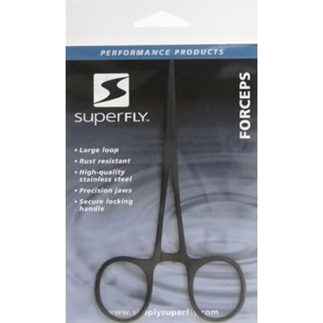 Superfly Forceps Stainless Steel Black