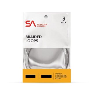 SCIENTIFIC ANGLERS Scientific Angler Braided Loops Medium 7-10 3/Pkg