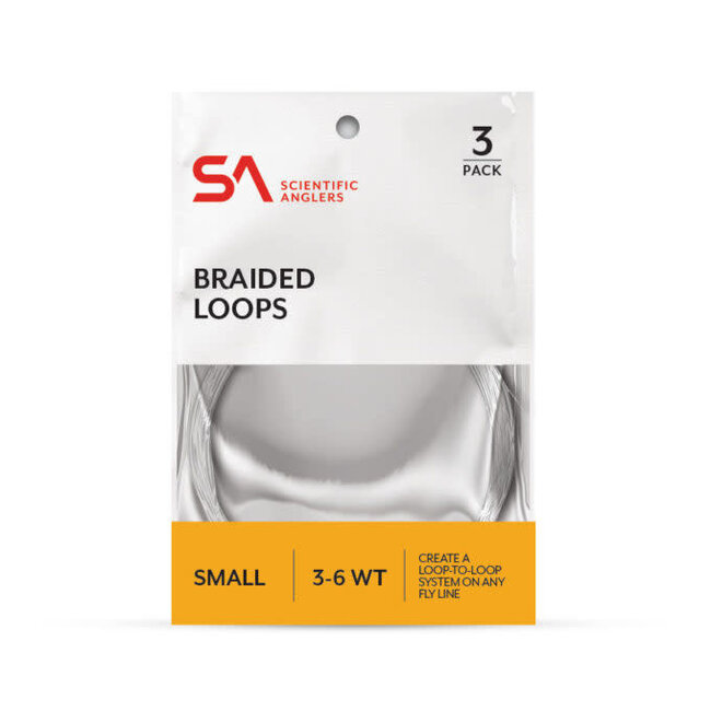 Scientific Angler Braided Loops Small 3-6 Wt 3/Pkg