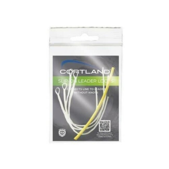 Cortland Fairplay Slip-on Leader Loops Clear 30Lbs 4/Qty